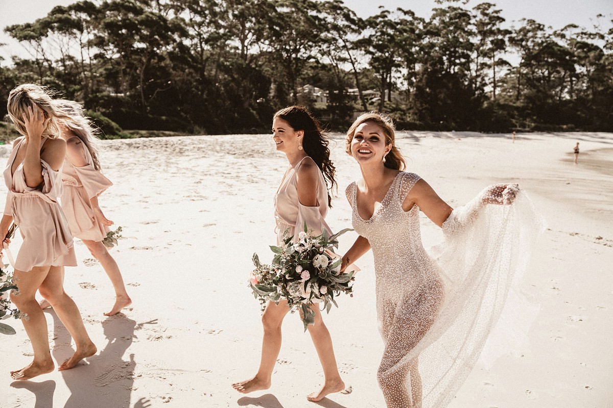 Anna Campbell wedding dress Australian beach bride 25