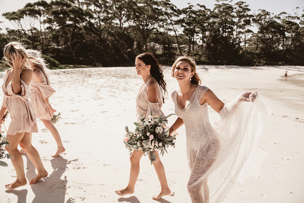 An Anna Campbell Bride and her Coachella Festival Inspired 