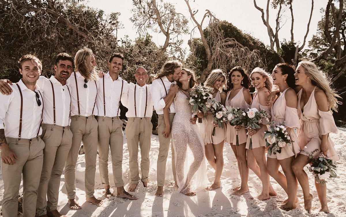 Anna Campbell wedding dress Australian beach bride 28