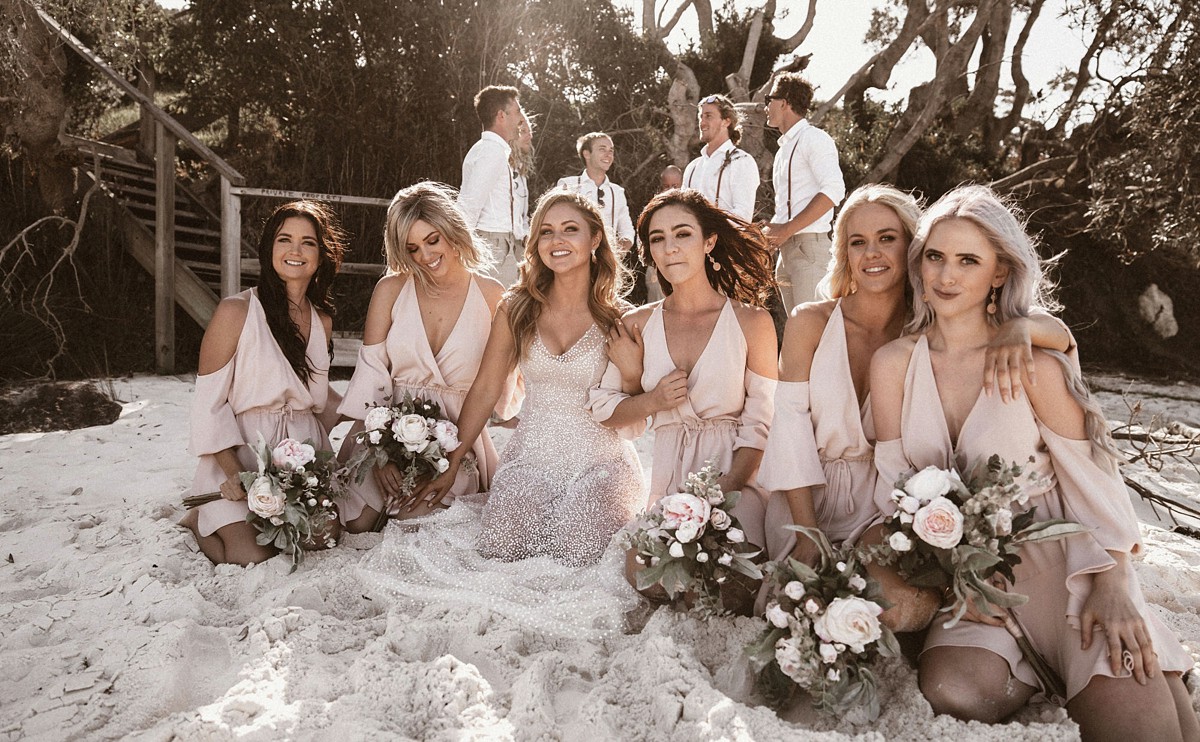 Anna Campbell wedding dress Australian beach bride 33