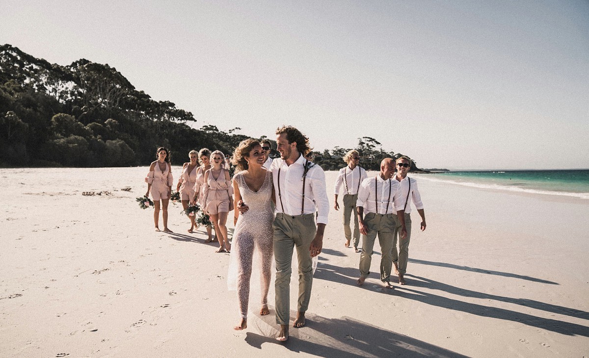 Anna Campbell wedding dress Australian beach bride 38