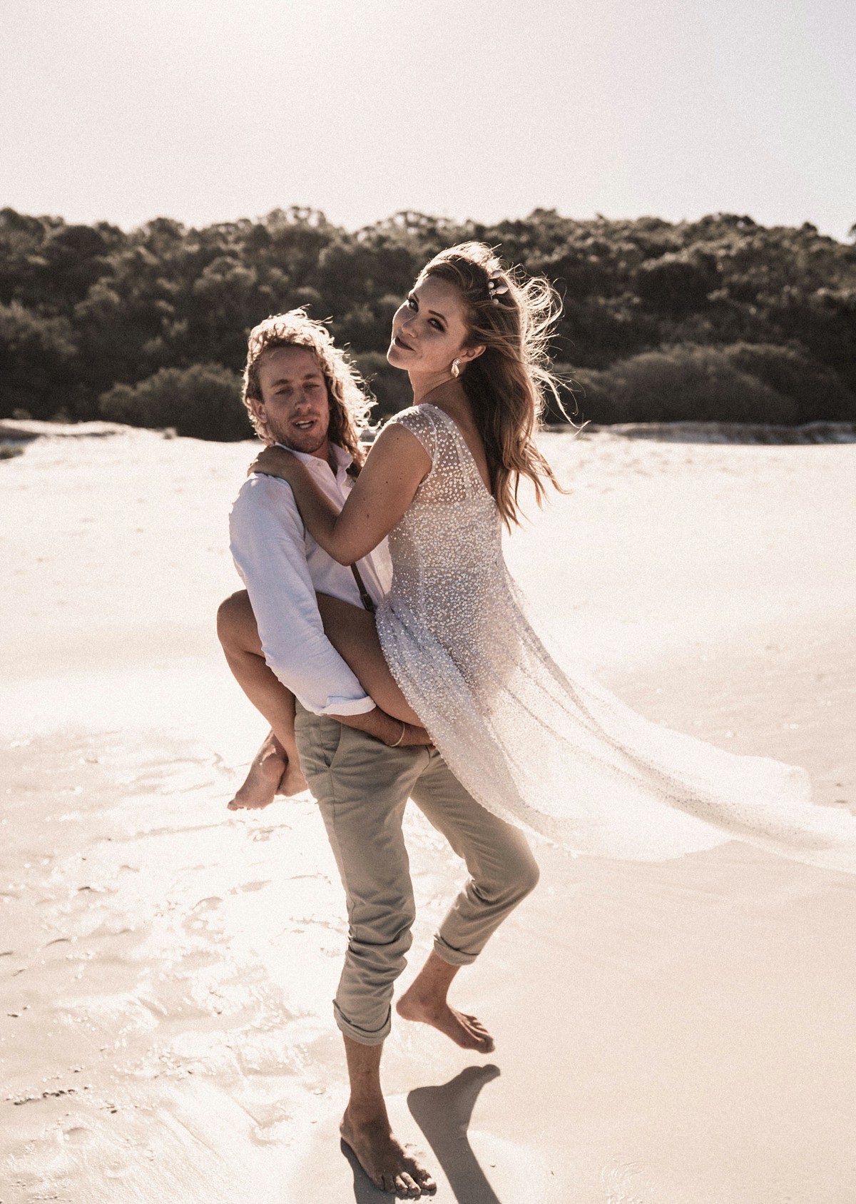 Anna Campbell wedding dress Australian beach bride 43