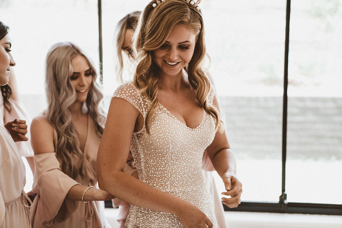 Anna Campbell wedding dress Australian beach bride 5