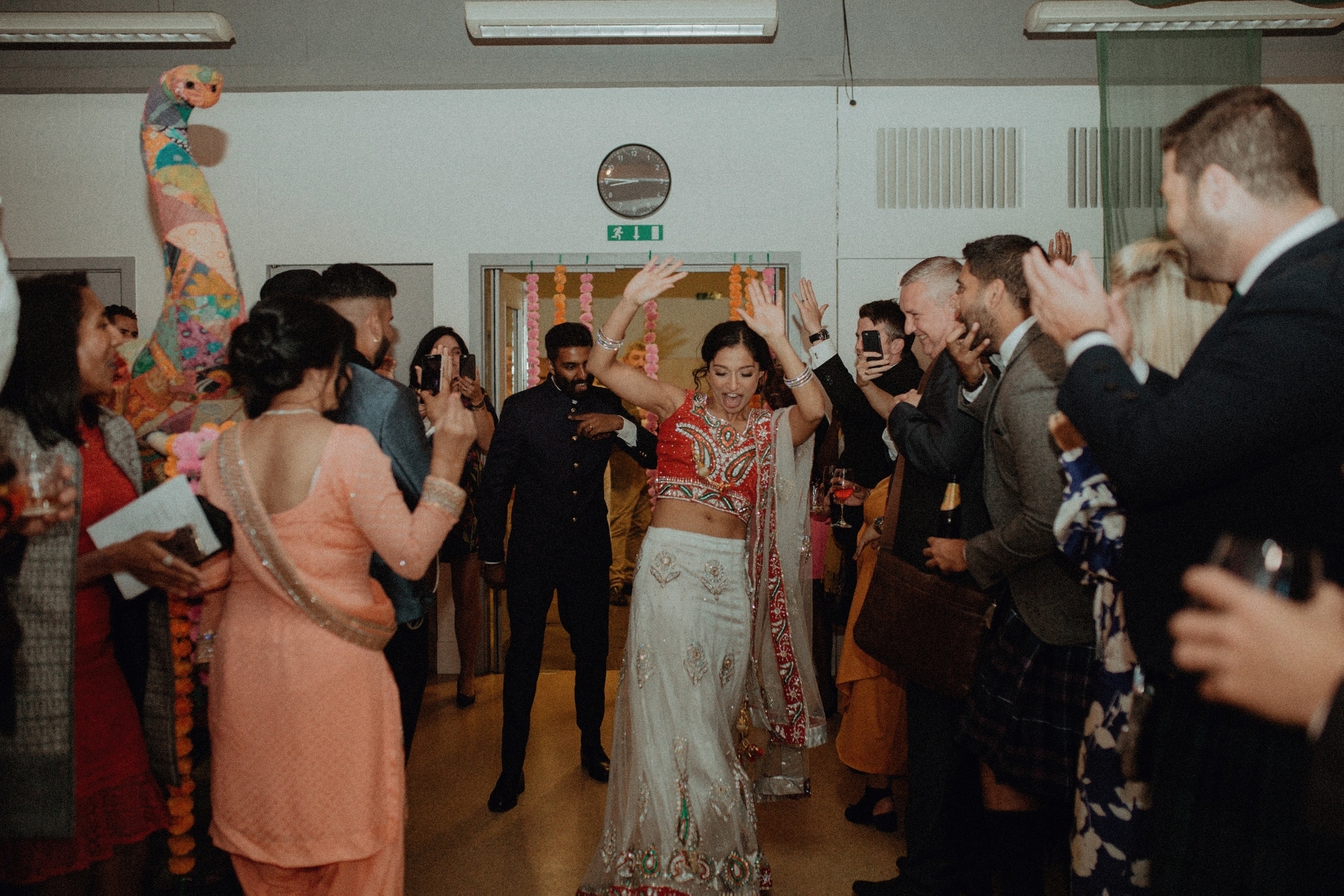 Bollywood inspired Bhangra party wedding 151