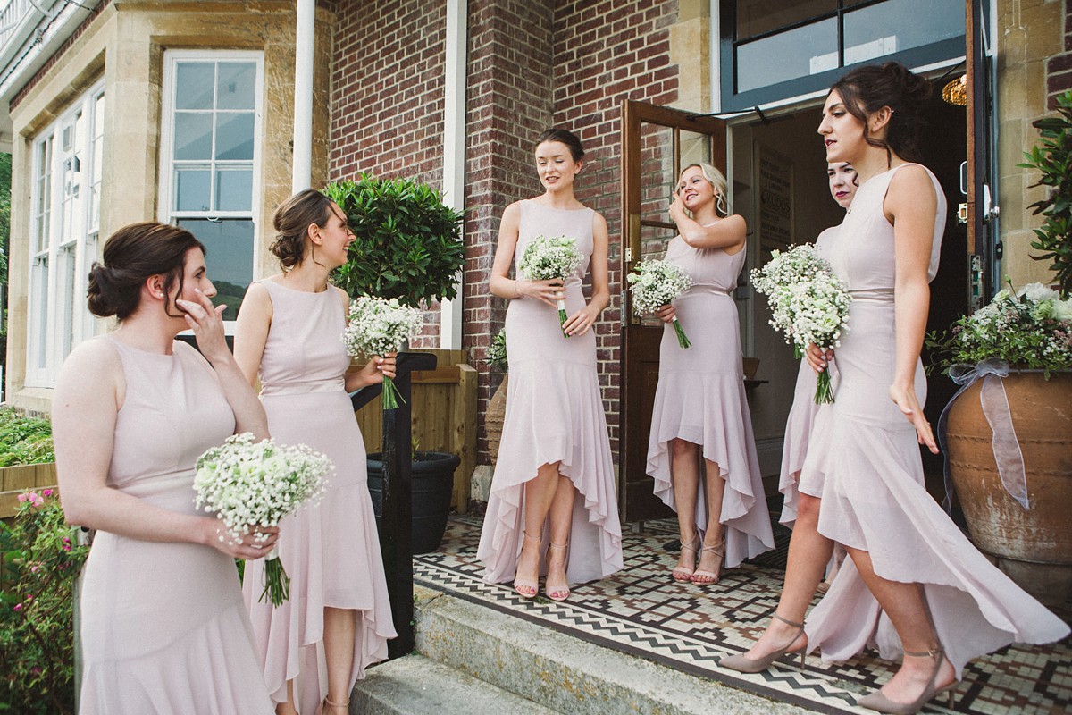 A Bride in Blush  Pink Catherine Deane for a Coastal Meets 