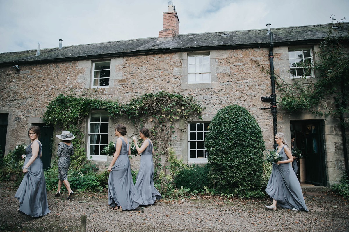 Charlie Brear bride elegant barn wedding 19