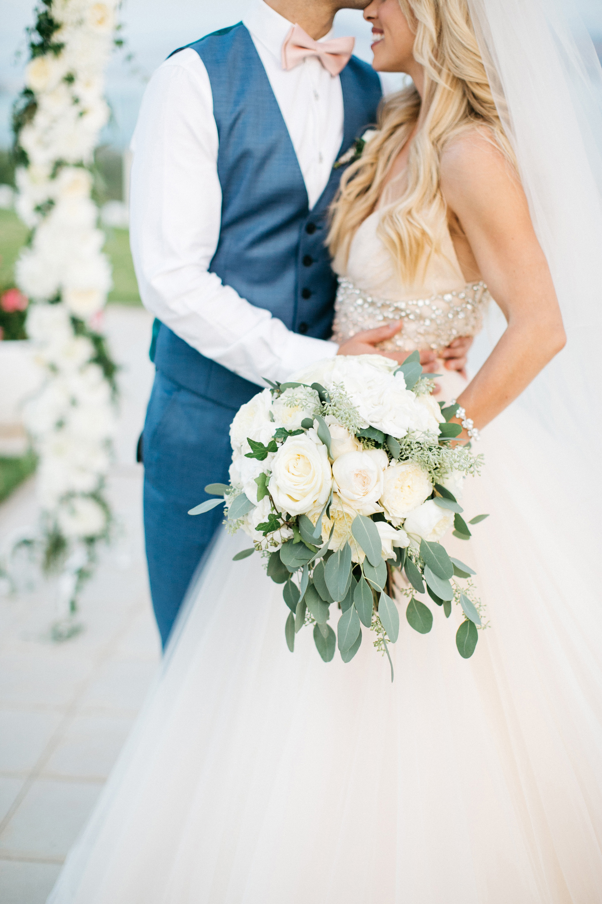 Floral Sassi Holford dress beach wedding in Crete 133