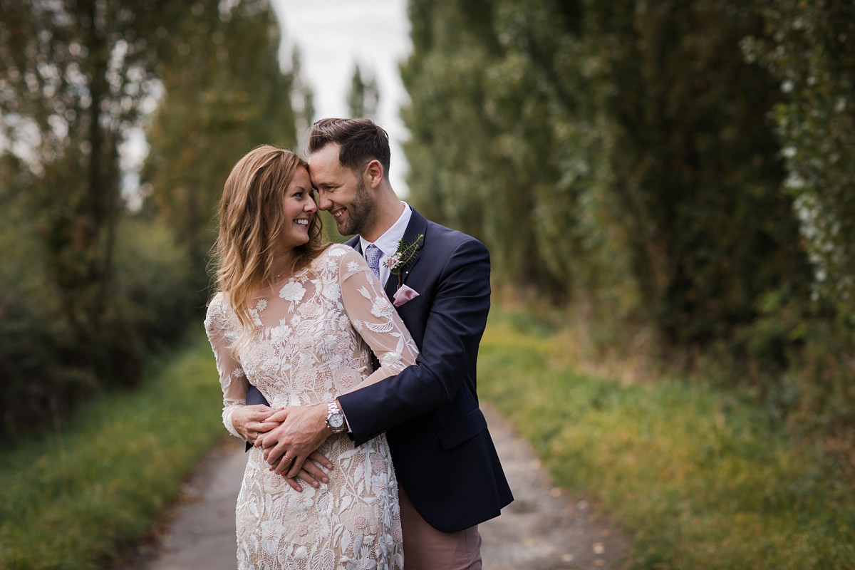 Hermione de Paula embroidered weddng dress rustic farm wedding 22