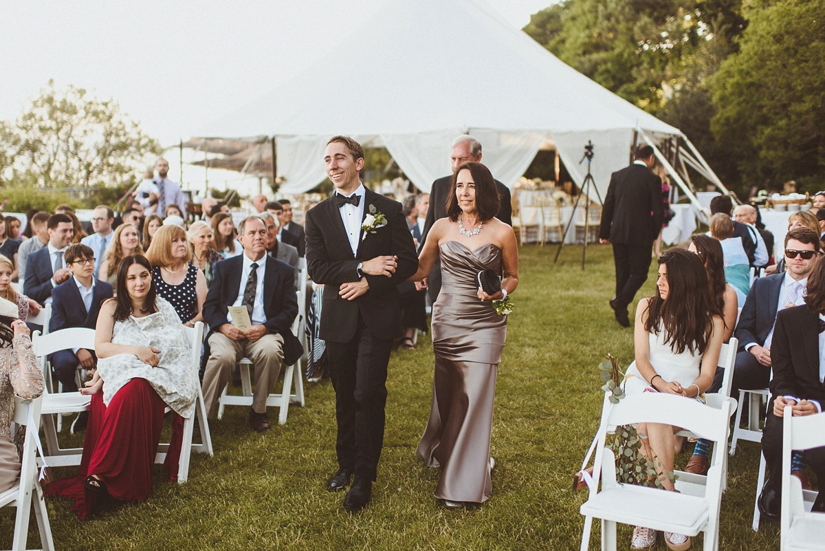 Lusan Mandongus dress Hammond Castle wedding 6 1