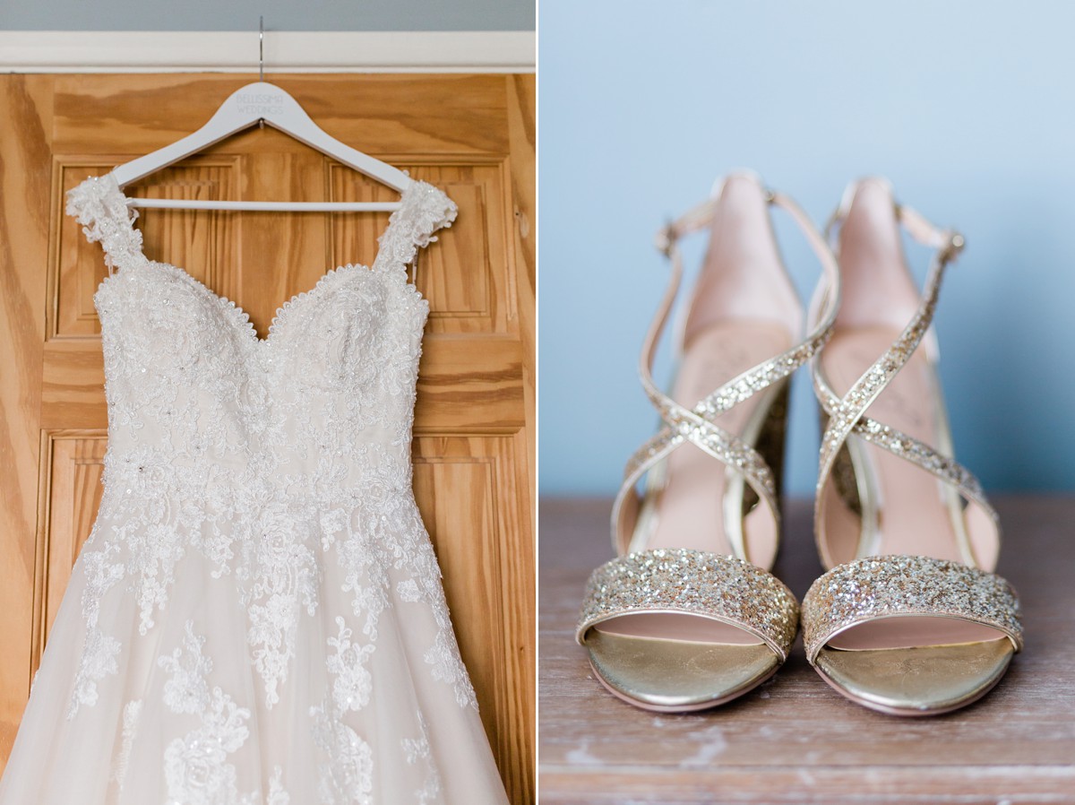 Maggie Sottero bride woodland inspired wedding 1