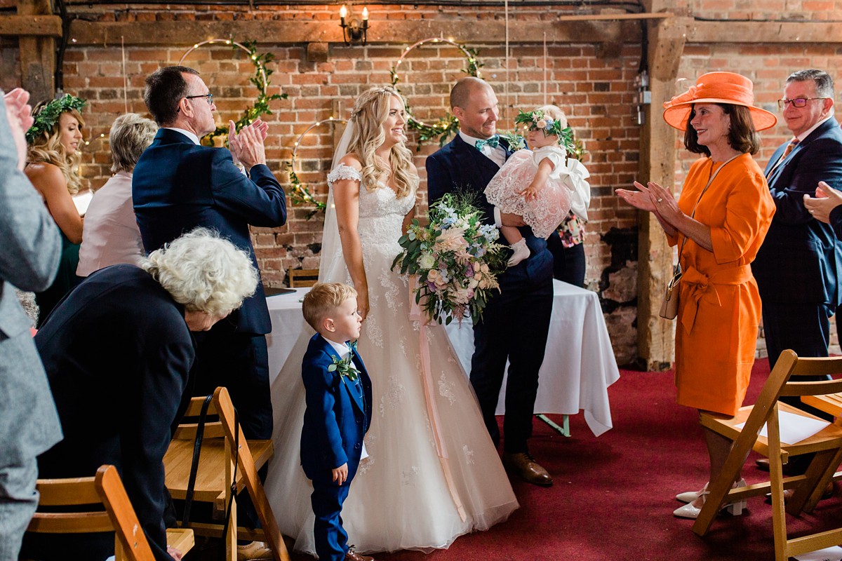 Maggie Sottero bride woodland inspired wedding 16