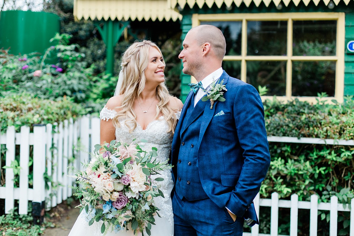 Maggie Sottero bride woodland inspired wedding 20