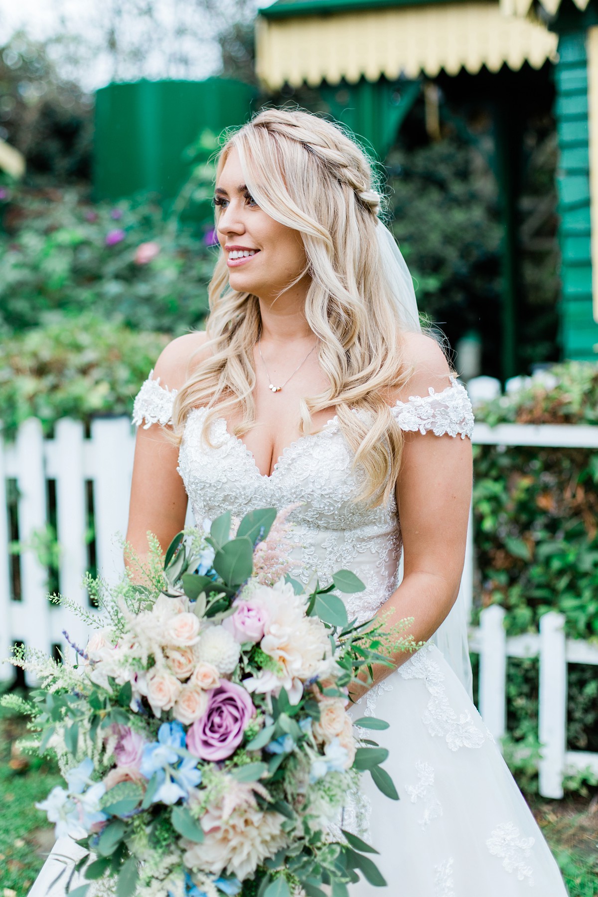 Maggie Sottero bride woodland inspired wedding 21