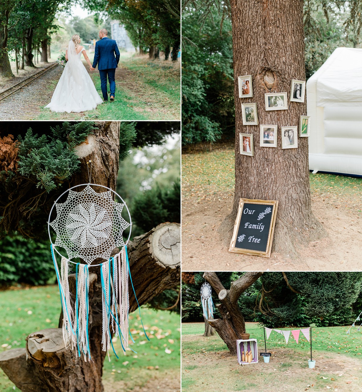 Maggie Sottero bride woodland inspired wedding 23