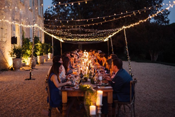 An Enchanting French Chateau Wedding With an Outdoor Feast