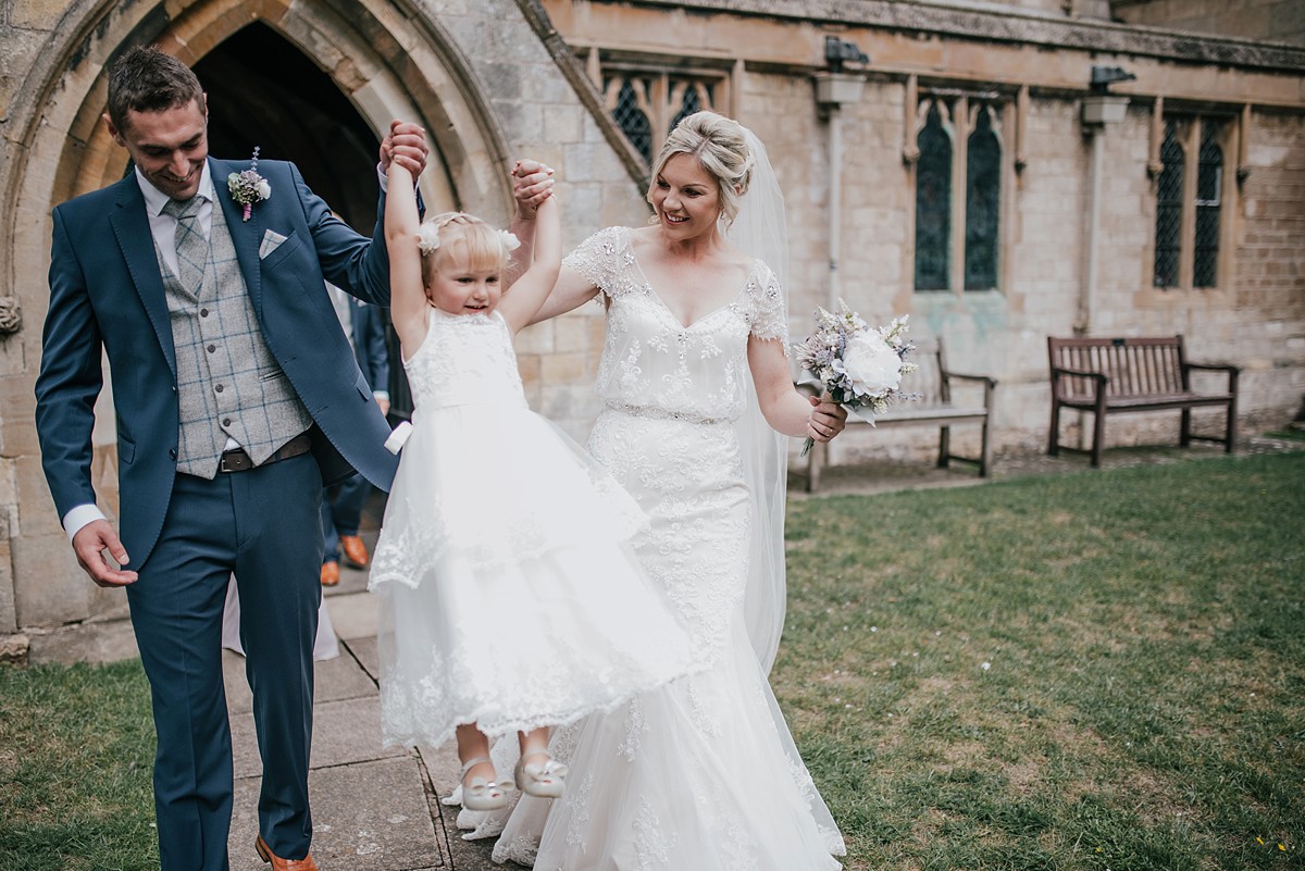 True bride dress Yorkshire farm wedding 13