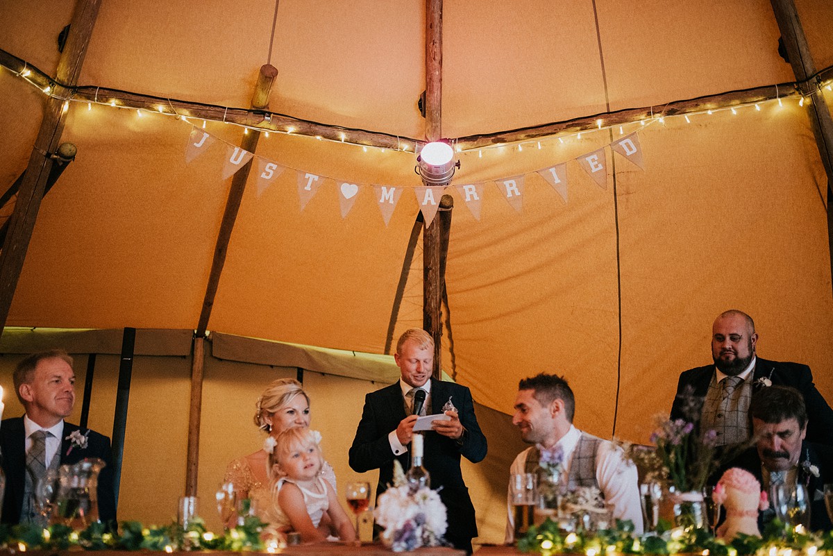 True bride dress Yorkshire farm wedding 26