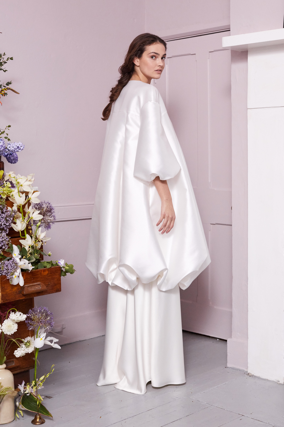 Warhol Coat Iris Slip Halfpenny Painter LOOKBOOK0041