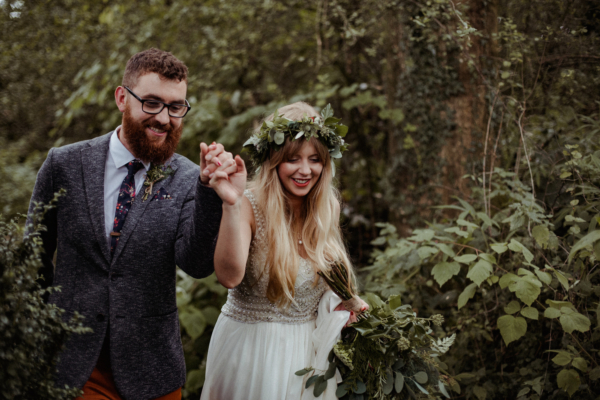 1000 Origami Paper Cranes + Hearts For A Festival Inspired Wedding