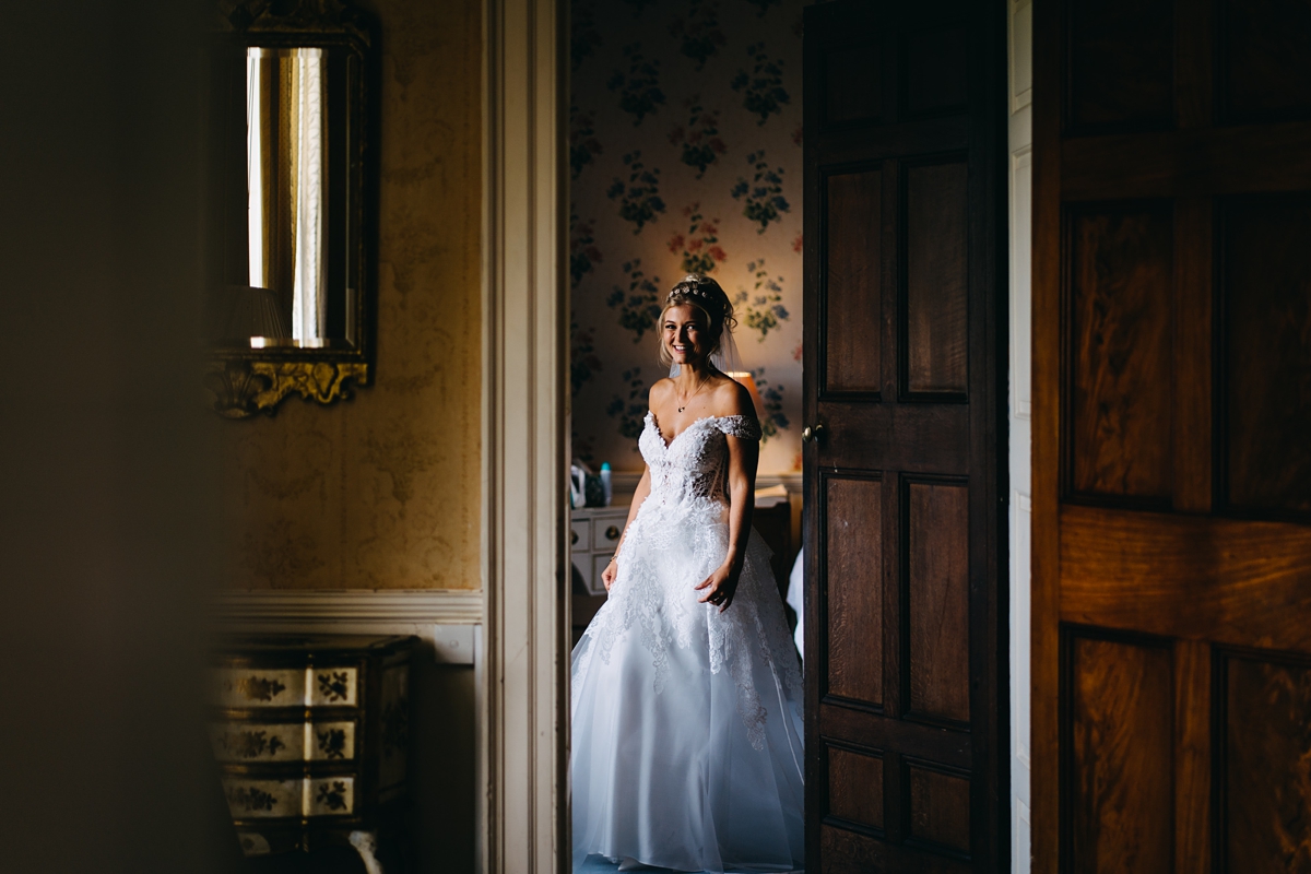 10.Gemy Maalouf bride Stanford Hall Stately Home wedding