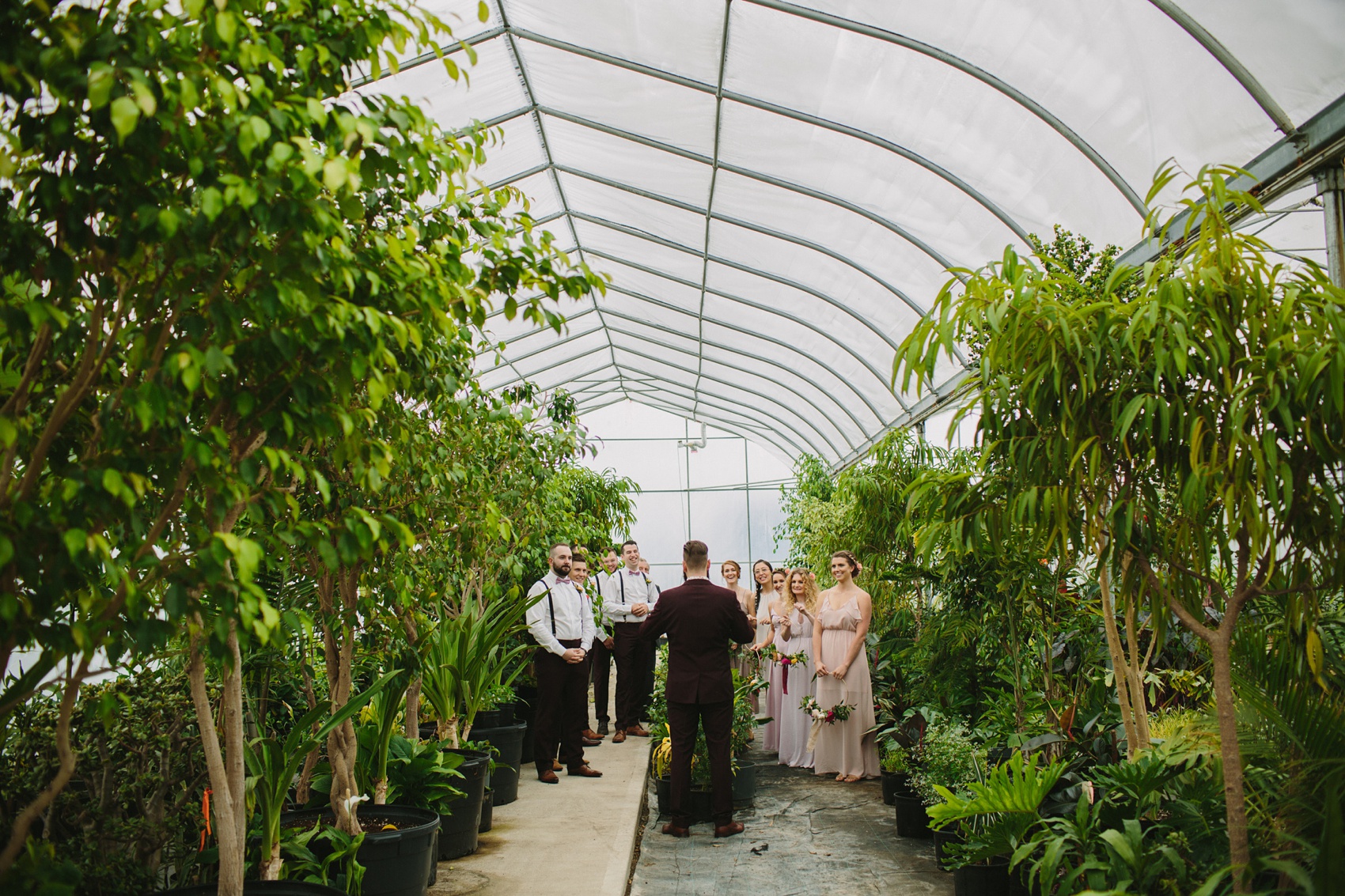 12 Watters dress vibrant colourful secret garden wedding