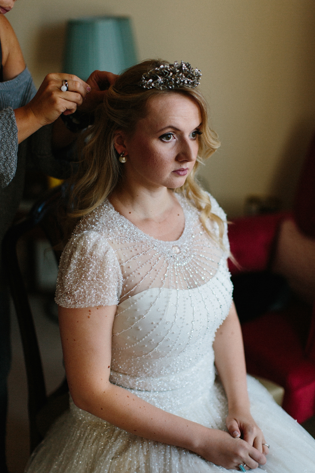 13.Jenny Packham bride Alnwick Castle wedding