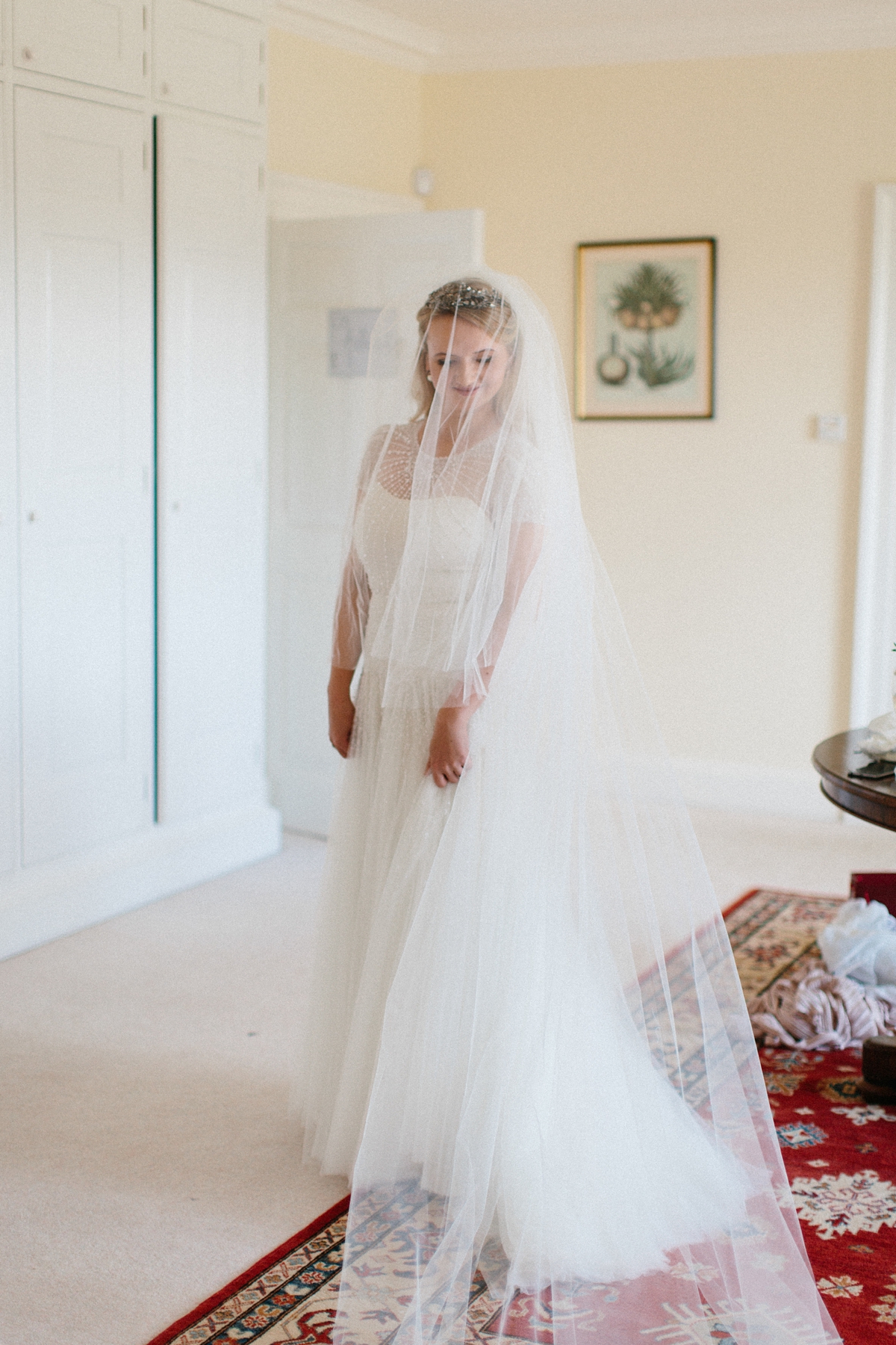 16.Jenny Packham bride Alnwick Castle wedding