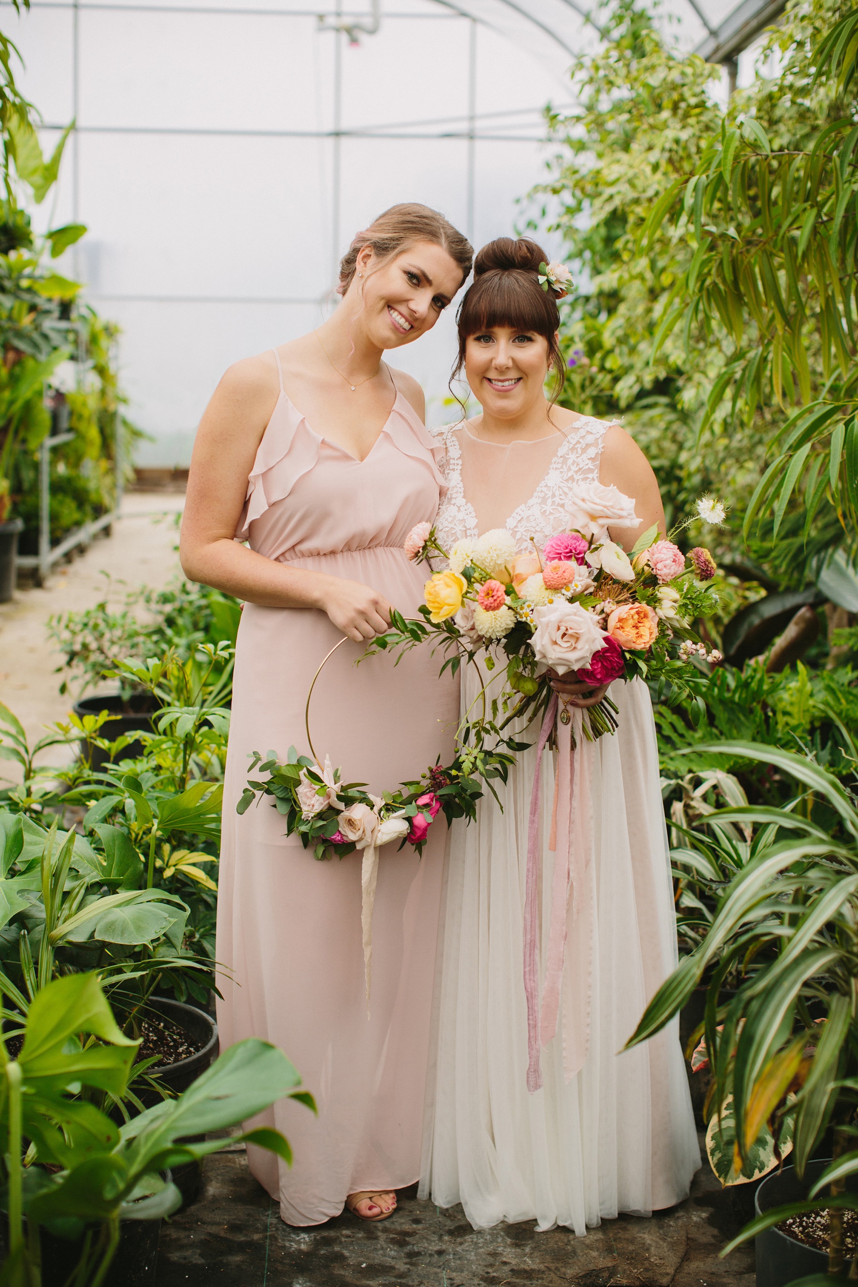 22 Watters dress vibrant colourful secret garden wedding