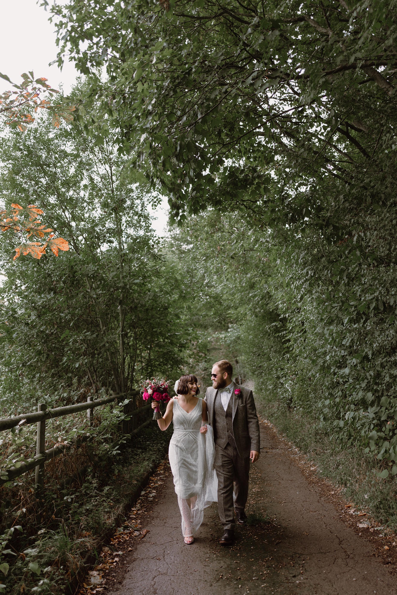 24 Eliza Jane Howell beaded wedding dress North Wales barn wedding