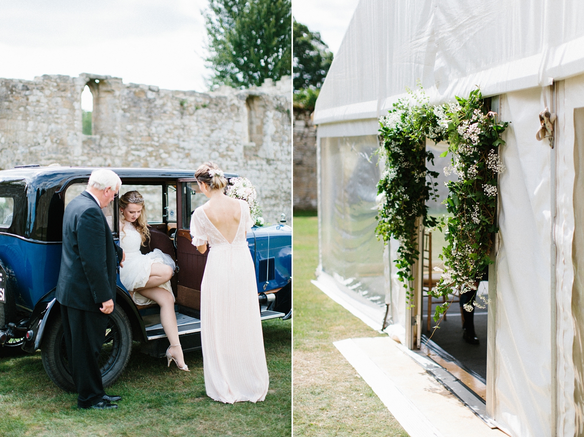 24.Jenny Packham bride Alnwick Castle wedding