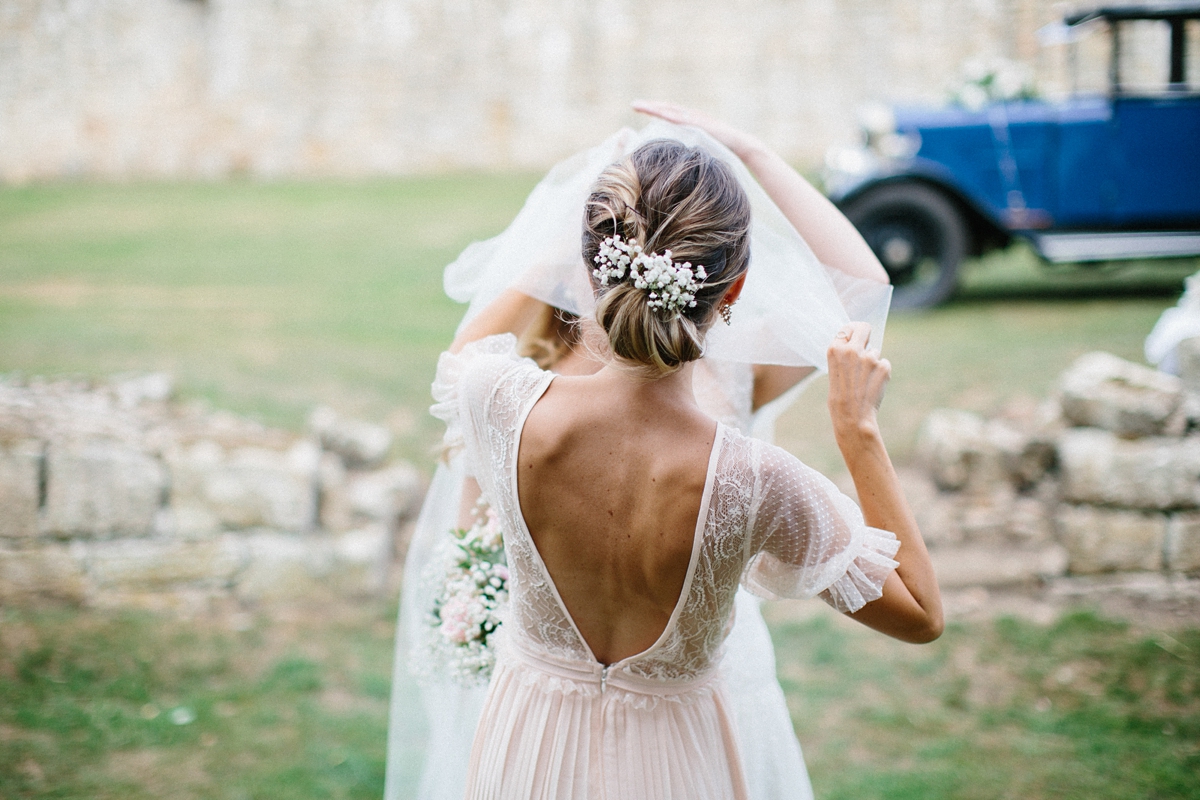 25.Jenny Packham bride Alnwick Castle wedding