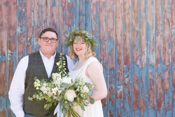 A Pregnant Bride + Her Natural Wedding in the Scottish Highlands