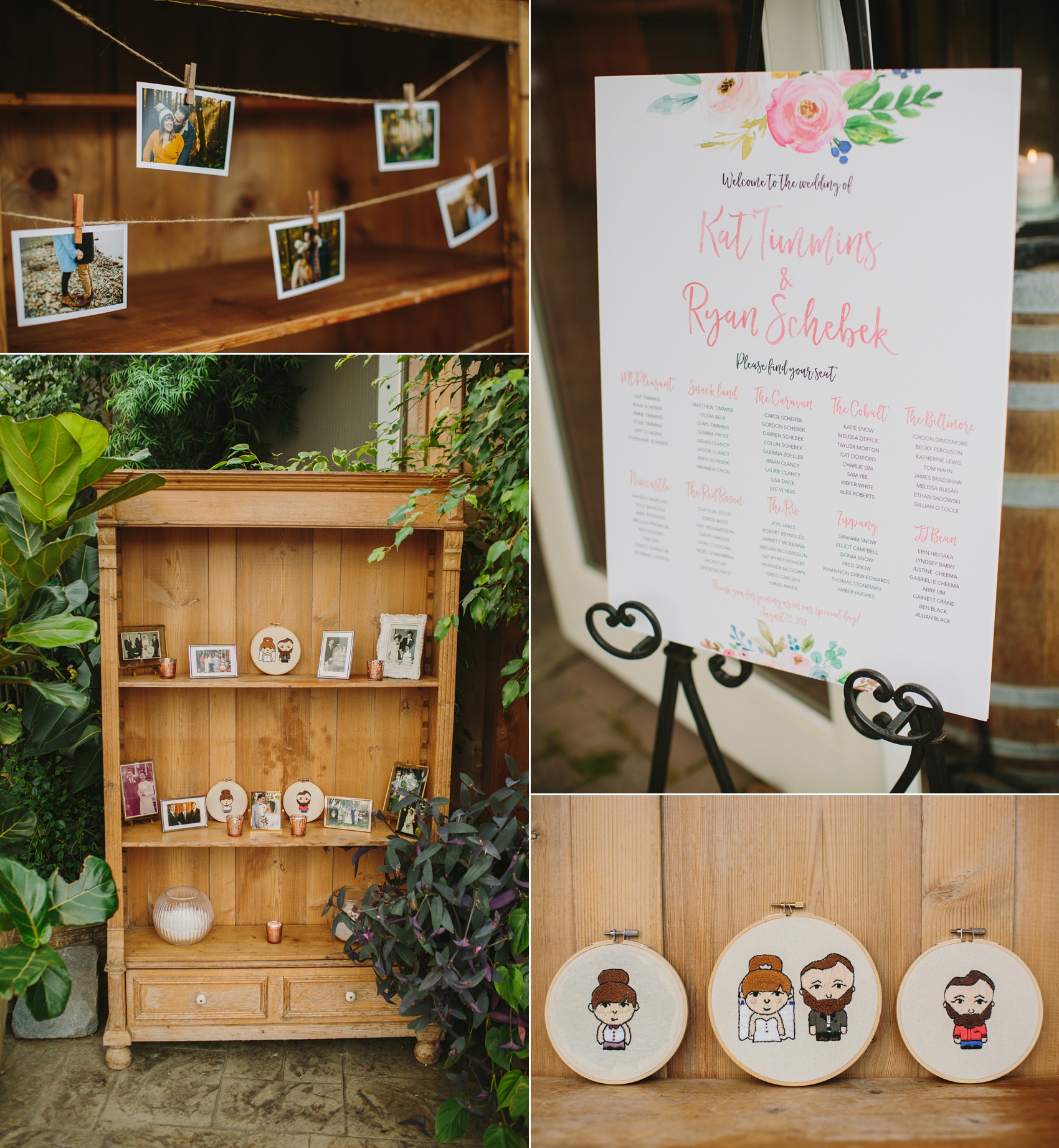 33 Watters dress vibrant colourful secret garden wedding