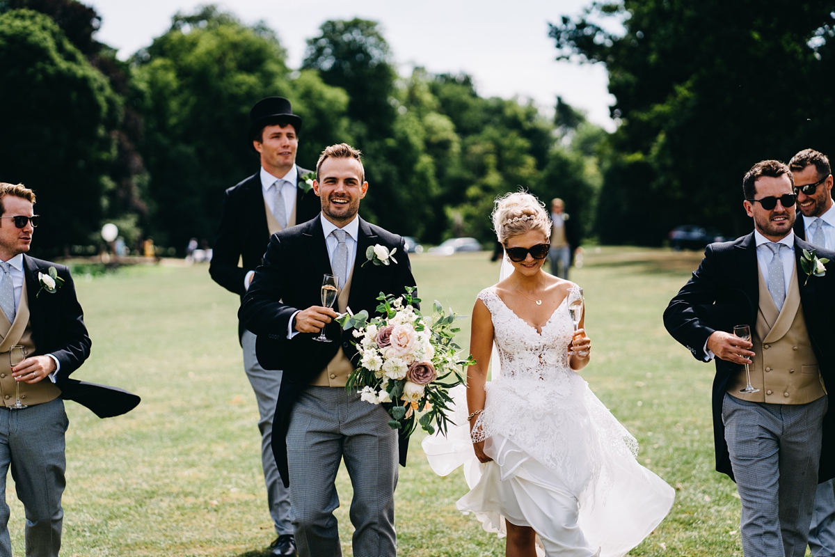 33.Gemy Maalouf bride Stanford Hall Stately Home wedding