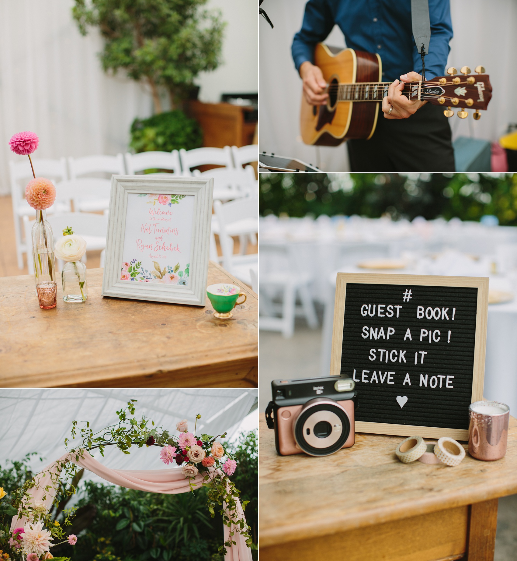 34 Watters dress vibrant colourful secret garden wedding