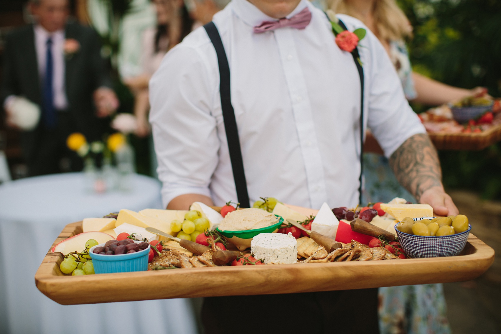 47 Watters dress vibrant colourful secret garden wedding