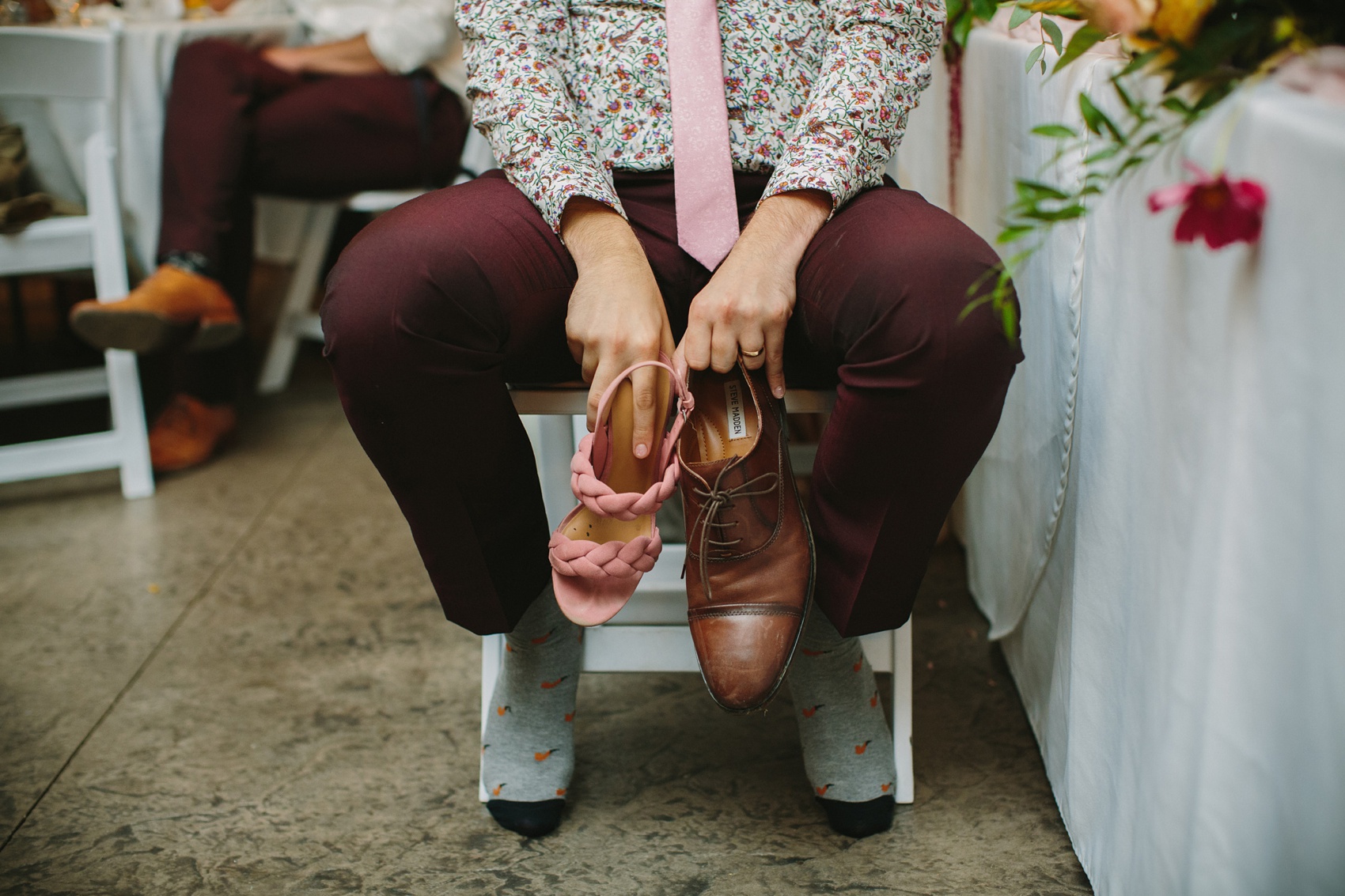 55 Watters dress vibrant colourful secret garden wedding