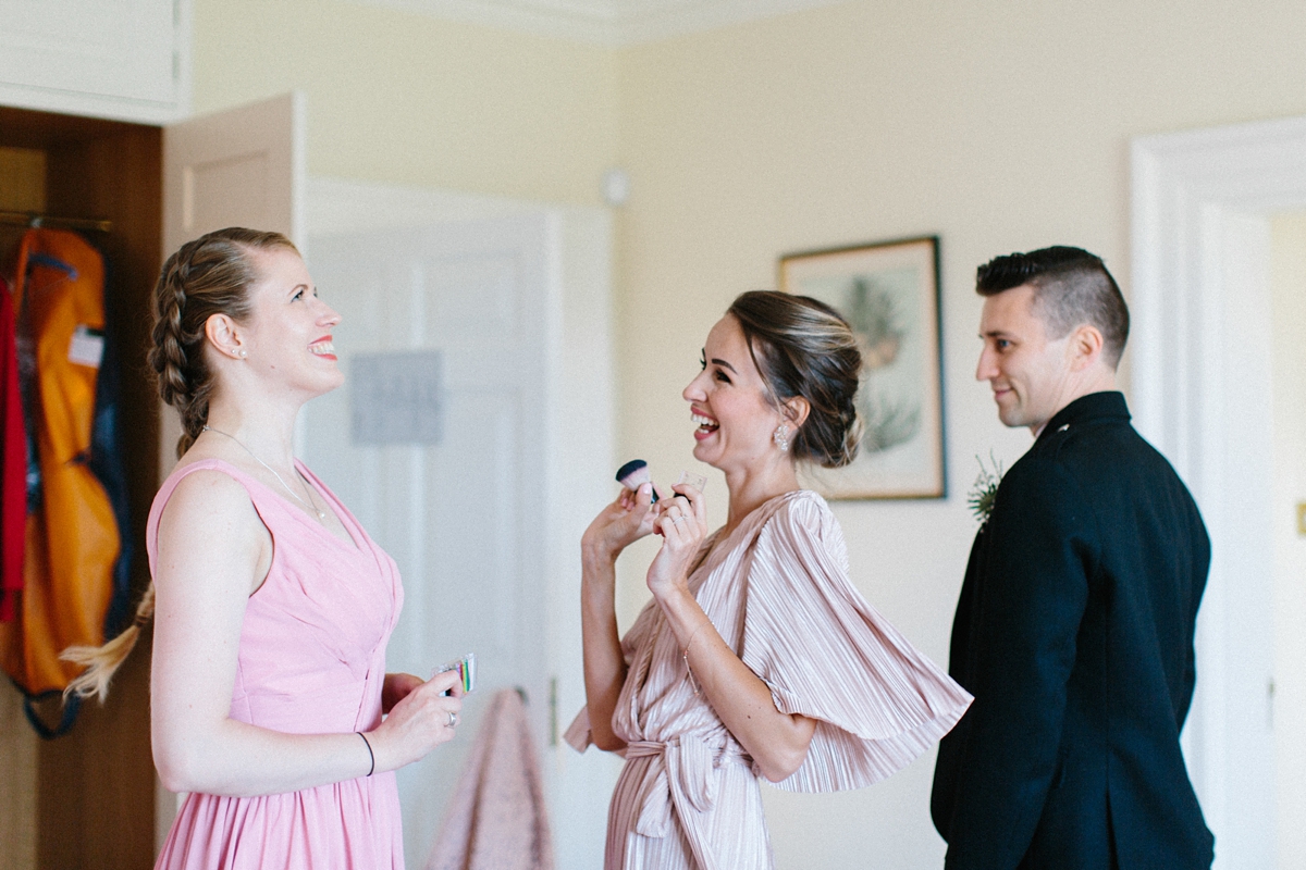 6.Jenny Packham bride Alnwick Castle wedding