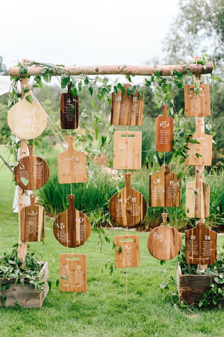 Cutting Boards2 wedding table seating plan ideas