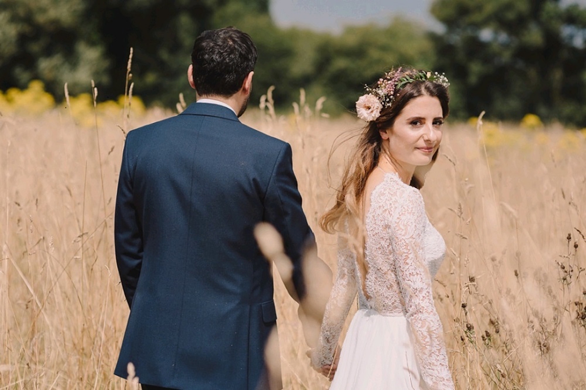 Daalarna dress farm wedding East Sussex 1