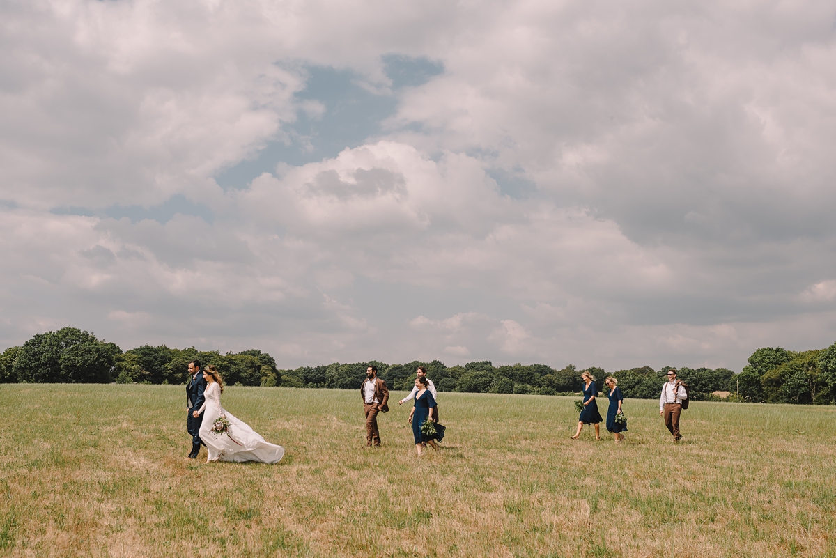 Daalarna dress farm wedding East Sussex 43