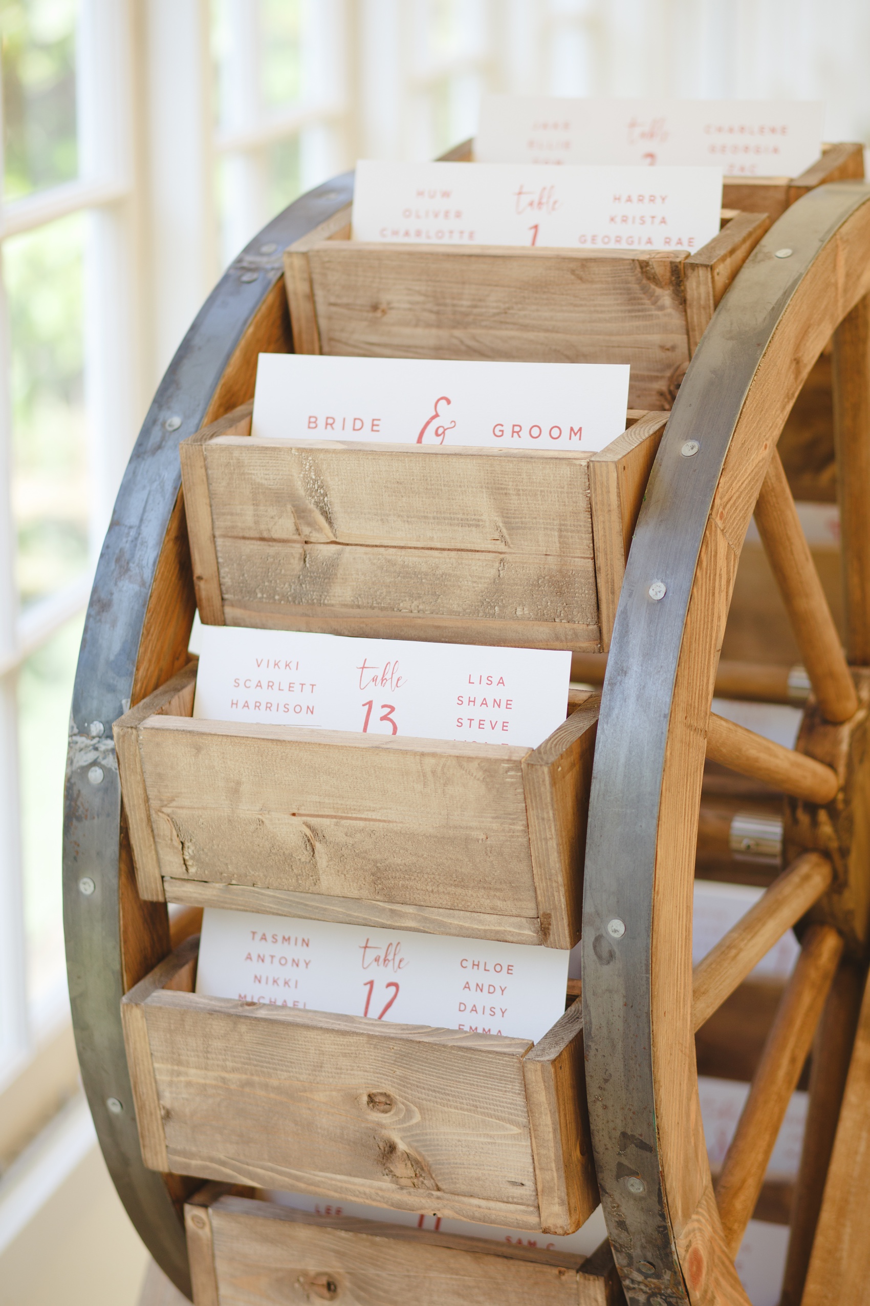 Fairground Fun 2 wedding table seating plan ideas 1