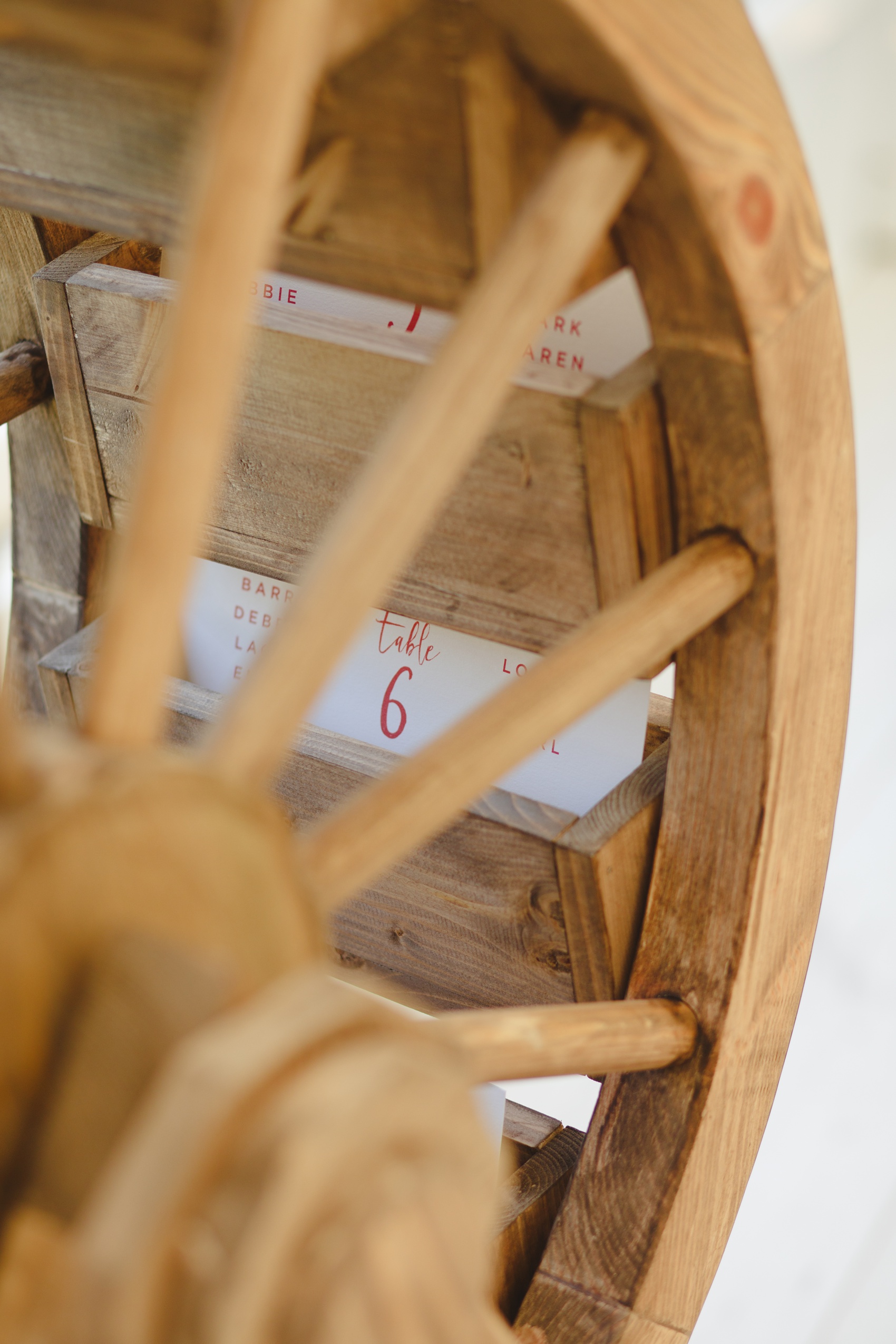 Fairground Fun 3 wedding table seating plan ideas