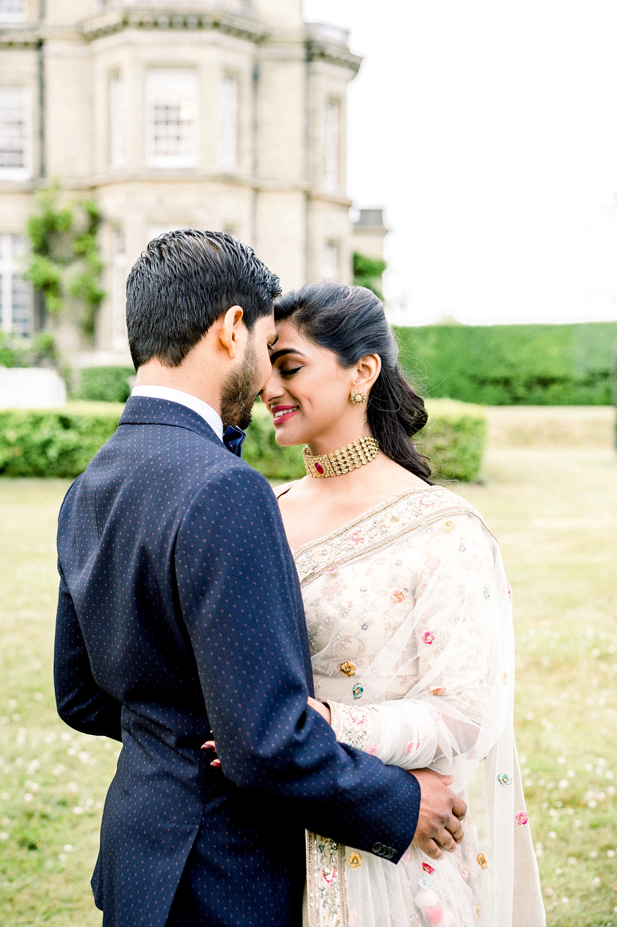 Needle Thread dress multicultural Hedsor House wedding 16