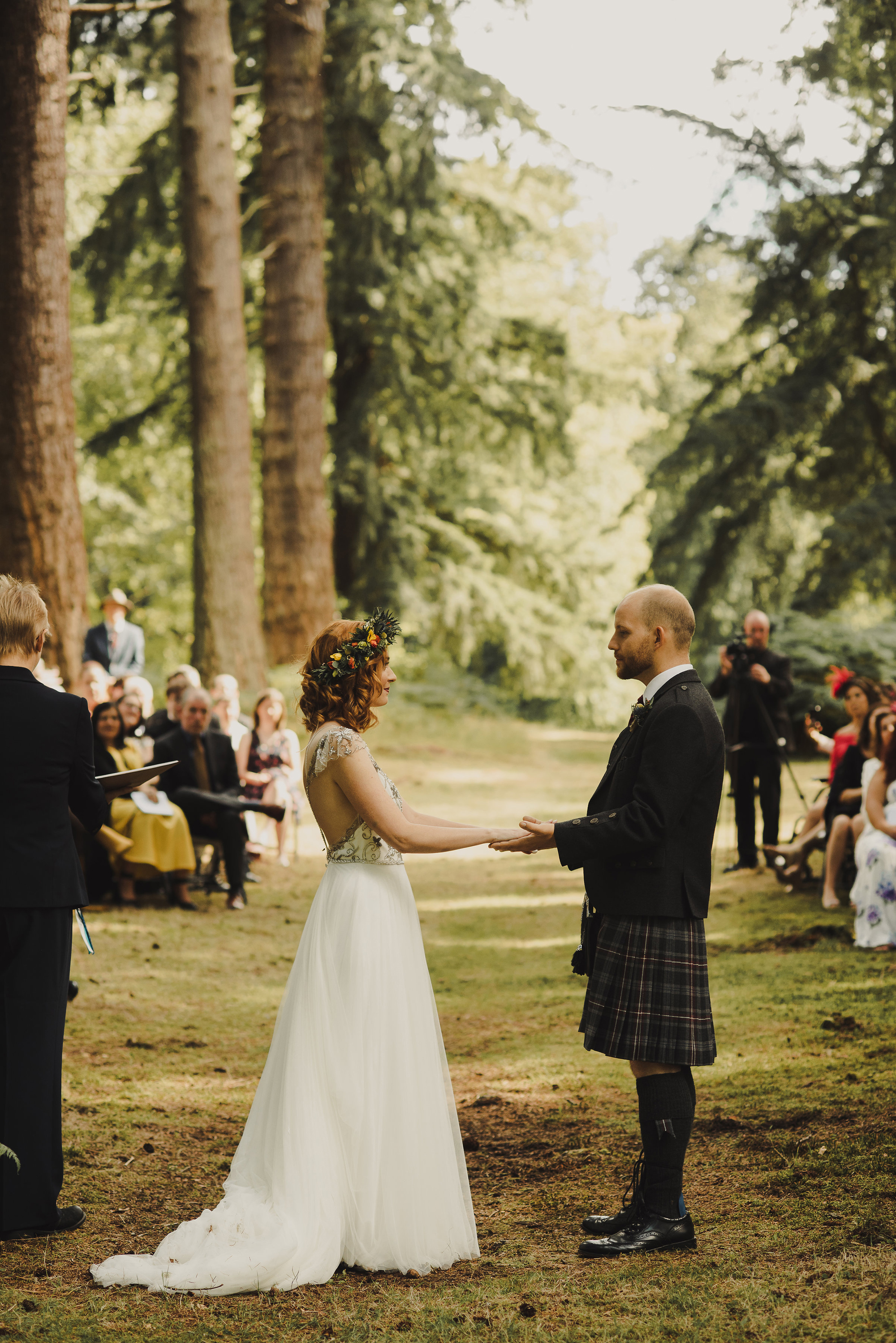 Romantic woodland wedding 60