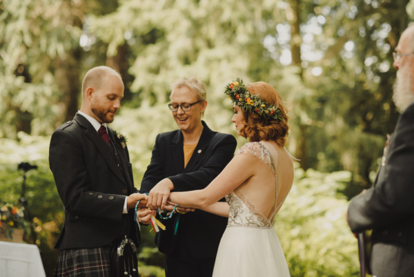 A Romantic Willowby by Watters Dress for A Humanist Woodland Wedding