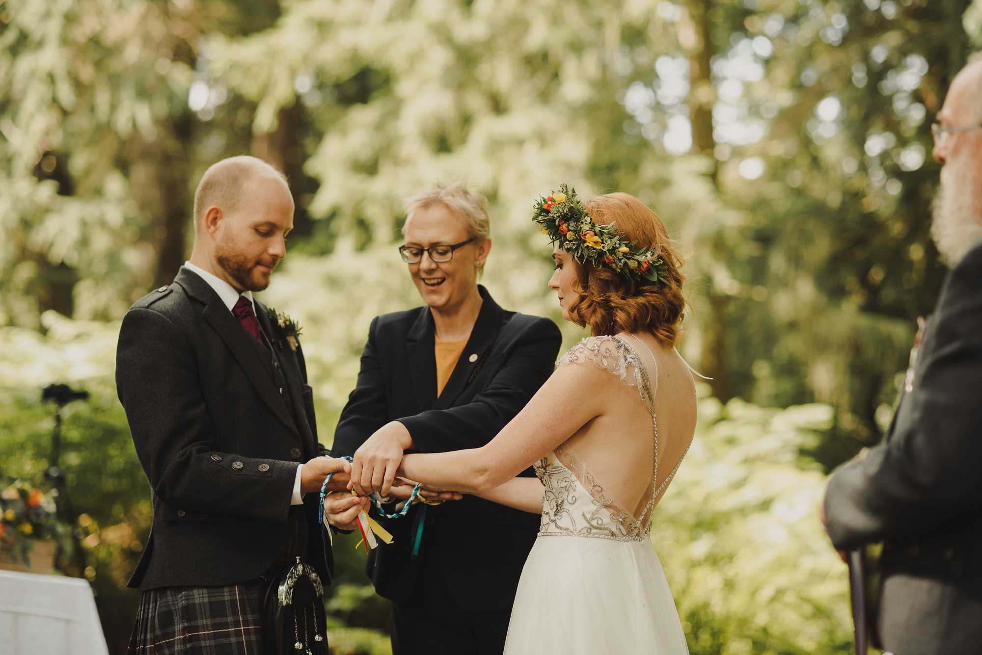 Romantic woodland wedding 61