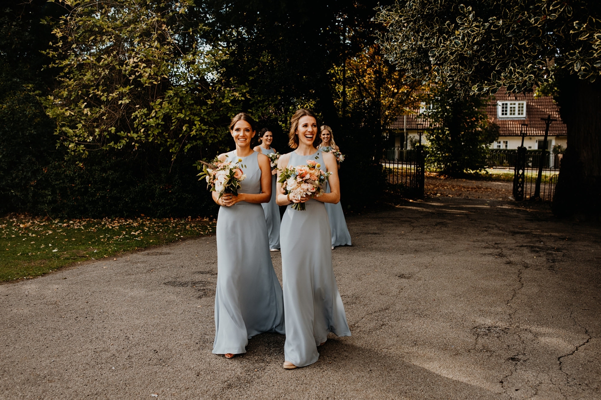 Sexy Rime Arodaky dress Autumn Wedding at Hampton Court House 23