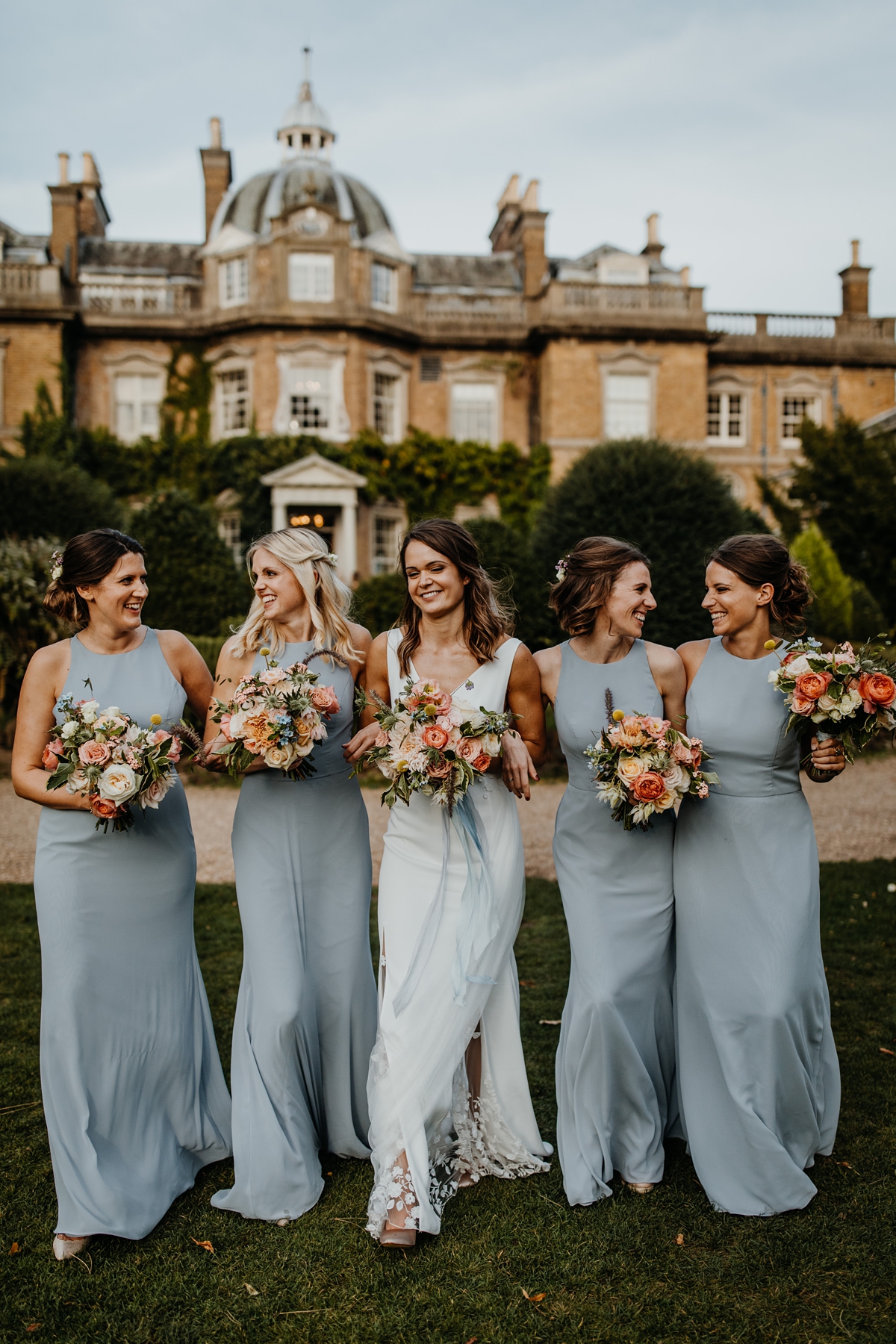 Sexy Rime Arodaky dress Autumn Wedding at Hampton Court House 45