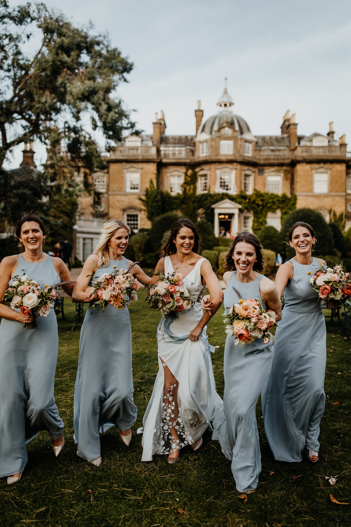 Sexy Rime Arodaky dress Autumn Wedding at Hampton Court House 46